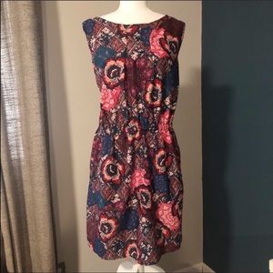 Speed Control Multi-colored Dress 3X